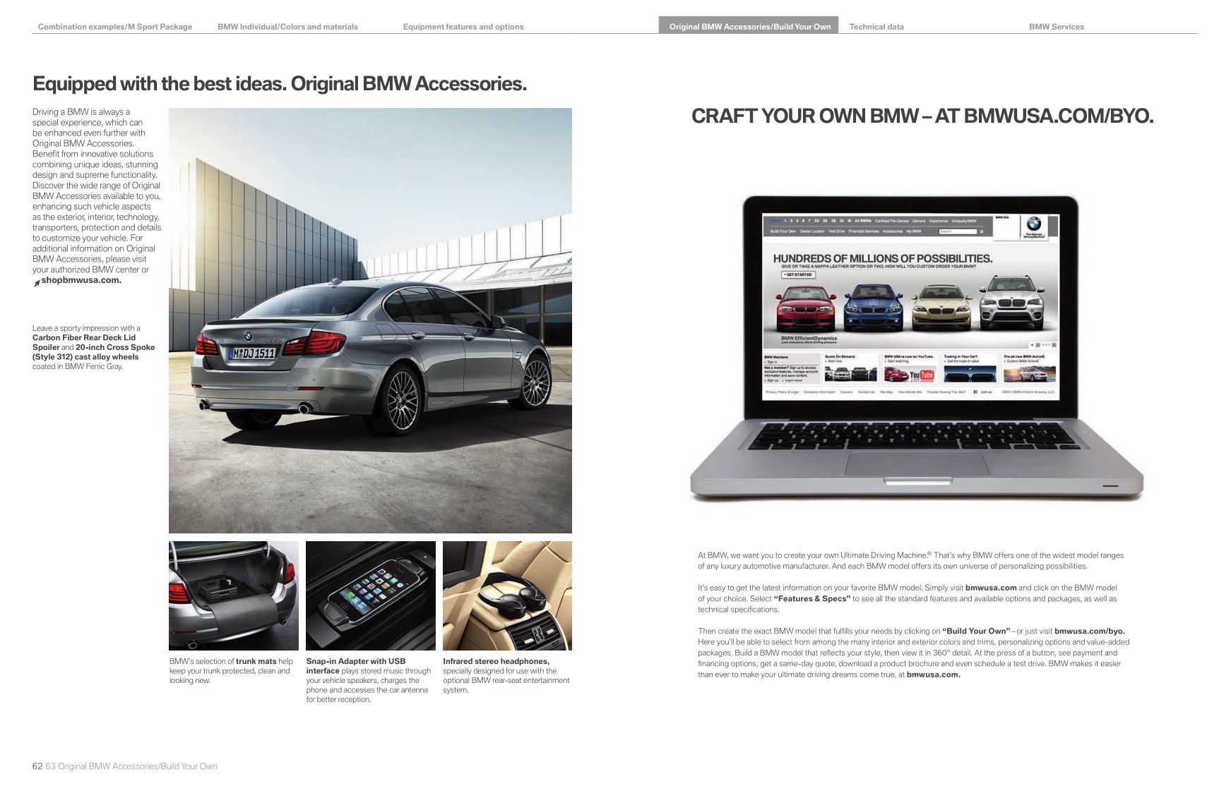 2013 BMW 5-Series Brochure Page 14